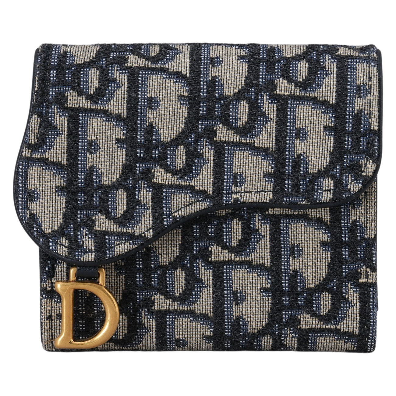 CHRISTIAN DIOR(USED)디올 오블리크 새들 반지갑